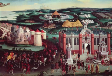 Field of the Cloth of Gold, 7th June 1520 (detail)